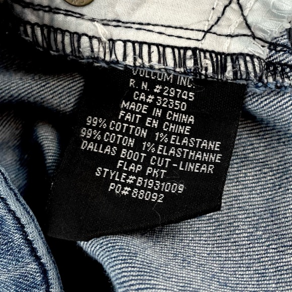 (VTG) VOLCOM • Y2K Distressed Bootcut Jeans - Picture 12 of 15